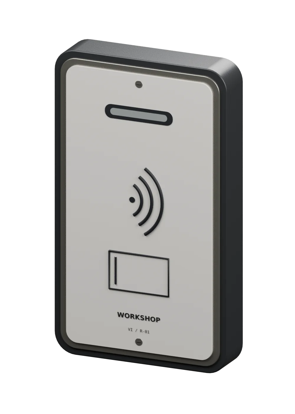 Model preview of the fixed wall reader.